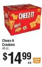 Smart & Final Cheez-it Crackers offer