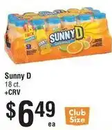 Smart & Final Sunny D offer