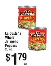 Smart & Final La Costeña whole jalapeño peppers offer