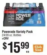Smart & Final Powerade Variety Pack offer
