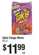 Smart & Final Takis Fuego Minis offer