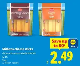 Lidl Milbona cheese sticks offer