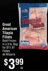 Smart & Final Great American Tilapia Fillets offer