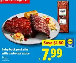 Lidl Lidl baby back pork ribs offer