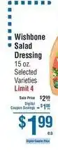 Smart & Final Wishbone salad dressing offer