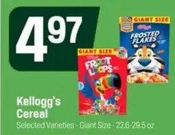 Super 1 Foods Kellogg's Cereal offer