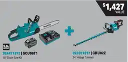 Fastenal Makita 18" Chain Saw Kit + 24" Hedge Trimmer offer