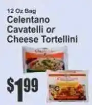 Key Food Celentano Cavatelli or Cheese Tortellini offer