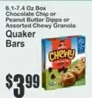 Key Food Quaker Bars offer