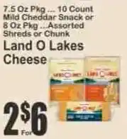 Key Food Land O Lakes Cheese offer