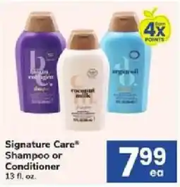 ACME Signature Care Shampoo or Conditioner offer