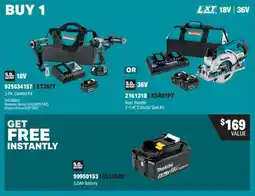 Fastenal Makita 18V 2-Pc. Combo Kit offer