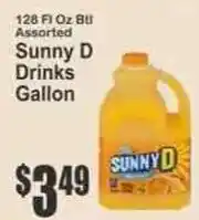 Key Food Sunny D Drinks Gallon offer