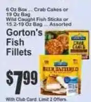 Key Food Gorton's Fish Fillets offer