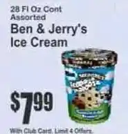 Key Food Ben & Jerry's ice cream offer