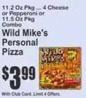 Key Food Wild Mike's Personal Pizza offer