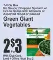 Key Food Green Giant Vegetables offer