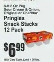 Key Food Pringles Snack Stacks offer