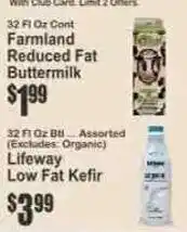 Key Food Farmland reduced fat buttermilk offer