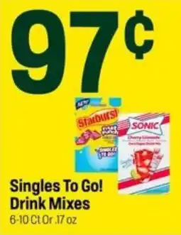 Super 1 Foods Singles To Go! Drink Mixes offer