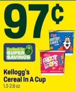 Super 1 Foods Kellogg's Cereal In A Cup offer