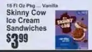 Key Food Skinny Cow Ice Cream Sandwiches offer