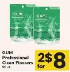 ACME Gum Professional Clean Flossers offer