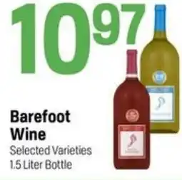 Super 1 Foods Barefoot Wine offer