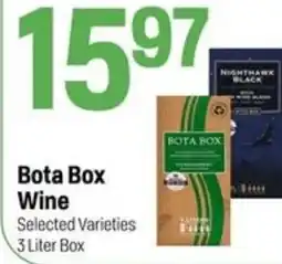 Super 1 Foods Bota Box Wine offer