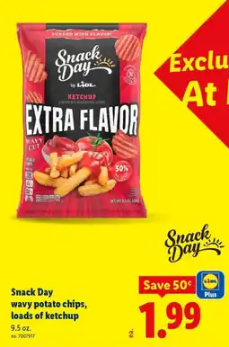 Lidl Snack Day wavy potato chips offer