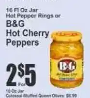 Key Food B&G Hot Cherry Peppers offer