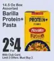 Key Food Barilla Protein+ Pasta offer