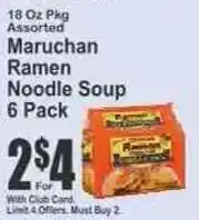 Key Food Maruchan Ramen Noodle Soup offer