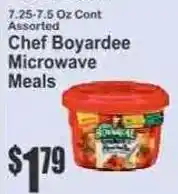Key Food Chef Boyardee Microwave Meals offer