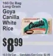 Key Food Goya canilla white rice offer