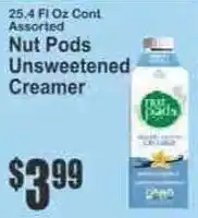 Key Food True Dairy Nut Pods Unsweetened Creamer offer