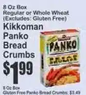 Key Food Kikkoman Panko Bread Crumbs offer