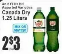 Key Food Canada Dry offer