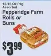 Key Food Pepperidge Farm Rolls or Buns offer