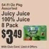 Key Food Juicy Juice offer