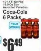 Key Food Coca-Cola 6 Packs offer