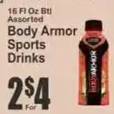 Key Food Body Armor Sports Drinks offer