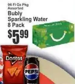 Key Food Bubly Sparkling Water offer