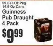 Key Food Guinness pub draught offer
