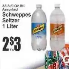 Key Food Schweppes Seltzer offer