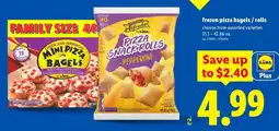 Lidl Traditional alfredo pizza snack rolls offer