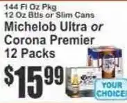 Key Food Michelob Ultra or Corona Premier offer
