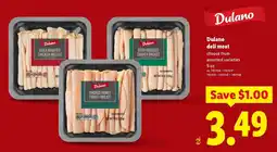 Lidl Dulano deli meat offer