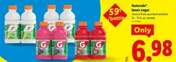 Lidl Gatorade lower sugar offer