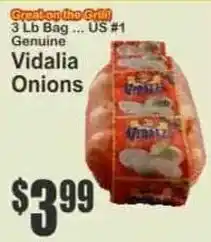Key Food Genuine Vidalia Onions offer